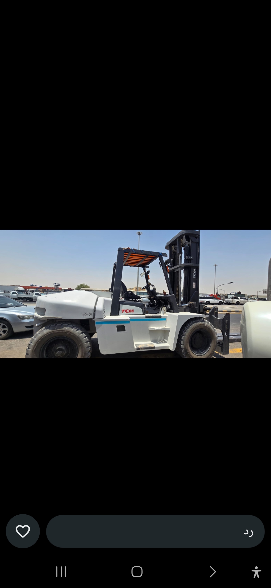رافعه شوكيه10طن ـforklift 10ton